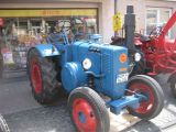 Umbau-Bulldog - Ehemaliger Lanz Glühkopf-Bulldog Type mit Halbdiesel-Austausch-Motor