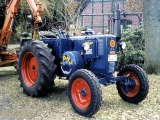Umbau-Bulldog - Ehemaliger Lanz Glühkopf-Bulldog Type mit Halbdiesel-Austausch-Motor