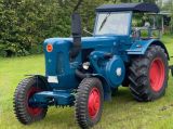Umbau-Bulldog - Ehemaliger Lanz Glühkopf-Bulldog Type mit Halbdiesel-Austausch-Motor