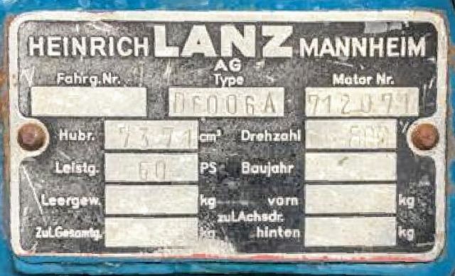 Umbau-Bulldog - Ehemaliger Lanz Glühkopf-Bulldog mit Halbdiesel-Austausch-Motor