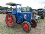 Umbau-Bulldog - Ehemaliger Lanz Glühkopf-Bulldog Type mit Halbdiesel-Austausch-Motor