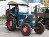Umbau-Bulldog - Ehemaliger Lanz Glühkopf-Bulldog Type mit Halbdiesel-Austausch-Motor