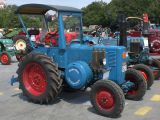 Umbau-Bulldog - Ehemaliger Lanz Glühkopf-Bulldog Type mit Halbdiesel-Austausch-Motor