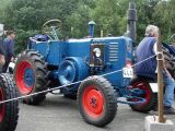 Umbau-Bulldog - Ehemaliger Lanz Glühkopf-Bulldog Type mit Halbdiesel-Austausch-Motor