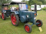 Umbau-Bulldog - Ehemaliger Lanz Glühkopf-Bulldog Type mit Halbdiesel-Austausch-Motor