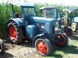 Umbau-Bulldog - Ehemaliger Lanz Glühkopf-Bulldog Type mit Halbdiesel-Austausch-Motor