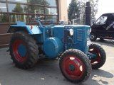 Umbau-Bulldog - Ehemaliger Lanz Glühkopf-Bulldog Type mit Halbdiesel-Austausch-Motor