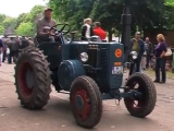 Umbau-Bulldog - Ehemaliger Lanz Glühkopf-Bulldog Type mit Halbdiesel-Austausch-Motor