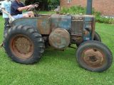 Umbau-Bulldog - Ehemaliger Lanz Glühkopf-Bulldog Type mit Halbdiesel-Austausch-Motor