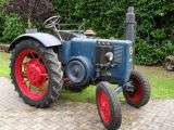 Umbau-Bulldog - Ehemaliger Lanz Glühkopf-Bulldog Type mit Halbdiesel-Austausch-Motor