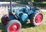 Umbau-Bulldog - Ehemaliger Lanz Glühkopf-Bulldog Type mit Halbdiesel-Austausch-Motor