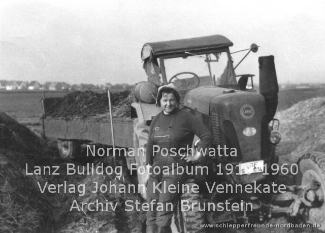 Umbau-Bulldog - Ehemaliger Lanz Glühkopf-Bulldog mit Halbdiesel-Austausch-Motor