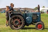 Umbau-Bulldog - Ehemaliger Lanz Glühkopf-Bulldog Type mit Halbdiesel-Austausch-Motor