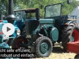 Umbau-Bulldog - Ehemaliger Lanz Glühkopf-Bulldog Type mit Halbdiesel-Austausch-Motor