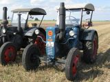 Umbau-Bulldog - Ehemaliger Lanz Glühkopf-Bulldog Type mit Halbdiesel-Austausch-Motor