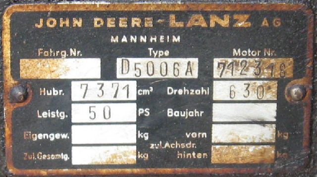 Umbau-Bulldog - Ehemaliger Lanz Glühkopf-Bulldog mit Halbdiesel-Austausch-Motor
