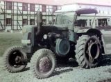 Umbau-Bulldog - Ehemaliger Lanz Glühkopf-Bulldog Type mit Halbdiesel-Austausch-Motor