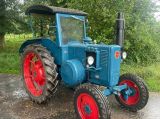 Umbau-Bulldog - Ehemaliger Lanz Glühkopf-Bulldog Type mit Halbdiesel-Austausch-Motor