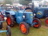 Umbau-Bulldog - Ehemaliger Lanz Glühkopf-Bulldog Type mit Halbdiesel-Austausch-Motor