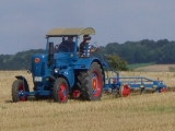 Umbau-Bulldog - Ehemaliger Lanz Glühkopf-Bulldog Type mit Halbdiesel-Austausch-Motor