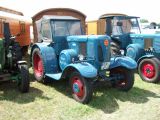 Umbau-Bulldog - Ehemaliger Lanz Glühkopf-Bulldog Type mit Halbdiesel-Austausch-Motor