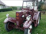 Umbau-Bulldog - Ehemaliger Lanz Glühkopf-Bulldog Type mit Halbdiesel-Austausch-Motor