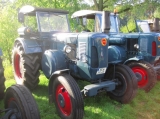 Umbau-Bulldog - Ehemaliger Lanz Glühkopf-Bulldog Type mit Halbdiesel-Austausch-Motor